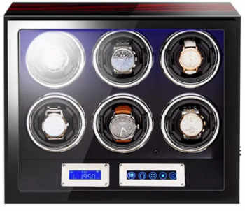 Cutie intors ceasuri automatice iUni Luxury Watch Winder 6 Mahon 
