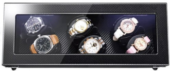 Cutie intors ceasuri automatice iUni Watch Winder 6 Carbon 