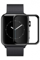 Folie de protectie iUni pentru Smartwatch Apple Watch 42mm Plastic Negru 