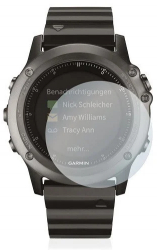 Folie de protectie iUni pentru Smartwatch Garmin Fenix 3 Plastic Transparent 