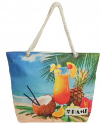 Geanta de plaja pentru dama PAMI GD-0223-319-1 50x37 cm multicolor 
