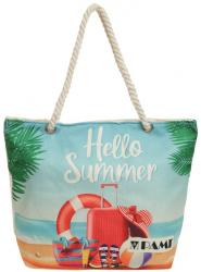 Geanta de plaja pentru dama PAMI GD-0223-319-2 50x37 cm multicolor 