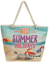 Geanta de plaja pentru dama PAMI GD-0223-319-5 50x37 cm multicolor 