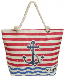 Geanta de plaja pentru dama PAMI GD-0223-320-1 50x37 cm multicolor 