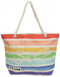 Geanta de plaja pentru dama PAMI GD-0223-322-4 50x37 cm multicolor 