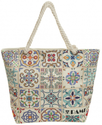 Geanta de plaja pentru dama PAMI GD-0223-325-1 50x37 cm multicolor 