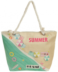 Geanta de plaja pentru dama PAMI GD-0223-327-1 50x37 cm multicolor 