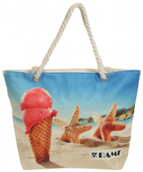 Geanta de plaja pentru dama PAMI GD-0223-338-2 50x37 cm multicolor 