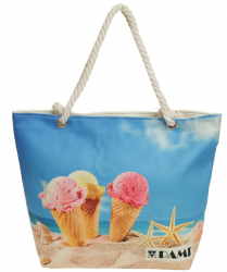 Geanta de plaja pentru dama PAMI GD-0223-338-4 50x37 cm multicolor 