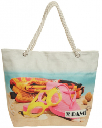 Geanta de plaja pentru dama PAMI GD-0223-338-6 50x37 cm multicolor 