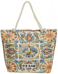 Geanta de plaja pentru dama PAMI GD-0223-340-6 50x37 cm multicolor 