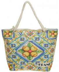 Geanta de plaja pentru dama PAMI GD-0223-342-3 50x37 cm multicolor 