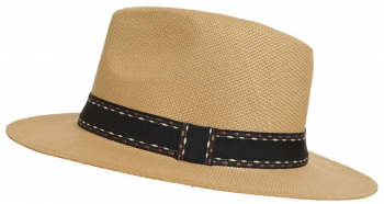 Palarie din paie pentru barbati PAMI PB-0223-100-4 59 cm Camel 
