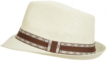 Palarie din paie pentru barbati PAMI PB-0223-148-3 60 cm Crem 