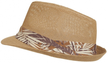 Palarie din paie pentru barbati PAMI PB-0223-172-1 60 cm Camel 