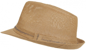 Palarie din paie pentru barbati PAMI PB-0223-187-2 60 cm Maro 