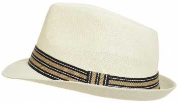Palarie din paie pentru barbati PAMI PB-0223-190-2 60 cm Crem 