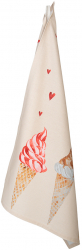 Set 3 prosoape bucatarie bumbac Ice Cream 50x70 cm