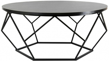 Masa de cafea cu diamante 90 cm Black Loft