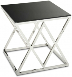 Timantti Silver Black 55cm Masa de cafea 