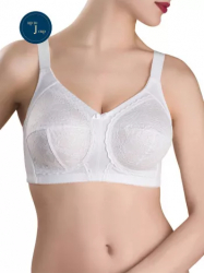 Sutien dantelat fara intarituri si arcuri Conte Suprema RB7021 - Bianco 100F 