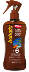 Ulei de corp bronzant cu protectie solara Babaria Solar Aceite de Zanahoria SPF6 300 ml 