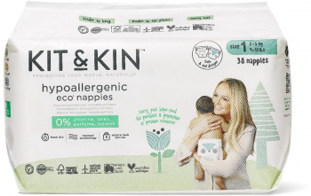 Scutece Hipoalergenice Eco Kit&Kin Marimea 1 2-5 kg 38 buc 