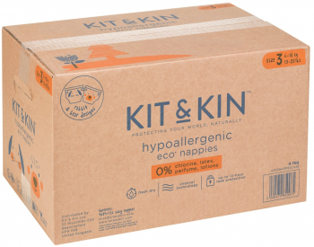 Scutece Hipoalergenice Eco Kit&Kin Marimea 3 6-10 kg 128 buc