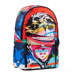 Ghiozdan scoala Starpak pentru copii Face multicolor 43 cm 