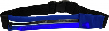 Borseta sport Evolium impermeabila pentru alergat cu buzunar pentru telefon mobil si accesorii centura elastica reglabila echipata cu LED 