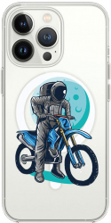 Husa BestCase comp Cu Apple iPhone 13 Pro Max Astronaut Biker SLIM 1.5MM MagSafe comp Anti Shock MAS 828 