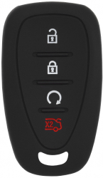 Husa pentru cheie Chevrolet Malibu XL Equinox Camaro Cruze Sonic Volt Tracker Onix Trax Car Key Case E41 Black 