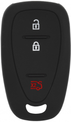 Husa pentru cheie Chevrolet Spark Cruze Impala Malibu Colorado Camaro Bolt Trax Volt Car Key Case X675 Black 