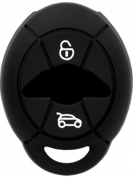 Carcasa de protectie compatibila cu cheie Mini Cooper S Silicon R50 R53 Car Key Case H703 Negru