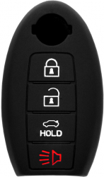 Husa pentru cheie Nissan Altima Maxima Murano Sentra Car Key Case E138 Black 