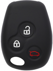 Husa pentru cheie Smart Fortwo/Forfour 451 453 Car Key Case E104 Black 