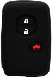 Husa pentru cheie Toyota iQ Prius Highlander Yaris Car Key Case E87 Black 