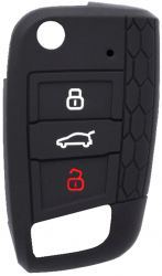 Husa pentru cheie VW Passat Polo Caddy Jetta Eos Car Key Case E71 Black 
