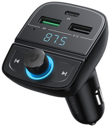 Incarcator Auto cu Modulator FM 2xUSB-A 1xType-C 31.5W E54 Ugreen 80910 E54 Black