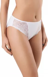 Chilot dama model slip cu talie medie Conte City Style RP0010 - Alb 118 4XL 