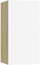 vidaXL Comoda TV alb si stejar Sonoma 30 5x30x60 cm PAL 