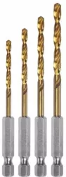 Total - Set 4 Burghie Hss Prindere Hex 1/4 