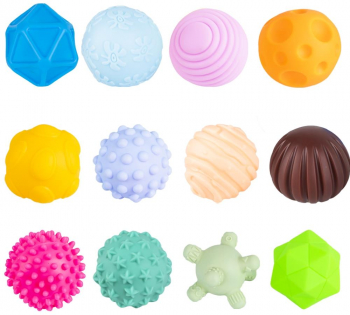 Set 12 mingiute senzoriale pentru bebelusi