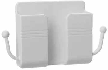 Suport telefon ABS Adeziv Spatiu incarcare 9.9x8.6x2.8cm Alb 