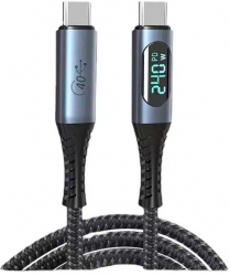Cablu Inteligent USB Tip C 4.0 cu Display putere 40Gbps/240W rezolutie 8K - 1M