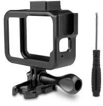 Carcasa Frame / Skeleton Din Aluminiu Pentru GoPro Hero 8 Black + Cold Shoe Mount 
