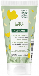 Crema hidratanta de fata si corp pentru bebelusi imbogatita cu Calendula BIO cu Glicerina vegetala Klorane Bebe Bio 50 ml