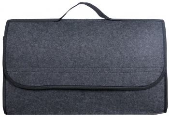 Geanta portbagaj prevazut cu banda velcro pentru fixare gri inchis 50 x 15 x 23 cm VIVO CB100 