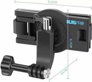 Montura Rapida 360 and deg Rucsac compatibil Gopro Hero 5 6 7 8 9 10 and Max Osmo Action Xiaomi Insta360 
