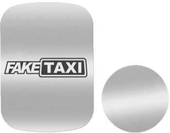 Set 2x Placuta Metalica Pentru Suport Auto Magnetic Cu Adeziv Fake Taxi P-S7 